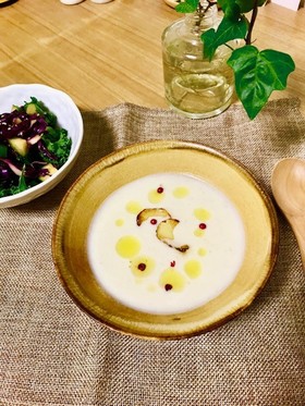 優しい味!きくいものポタージュ