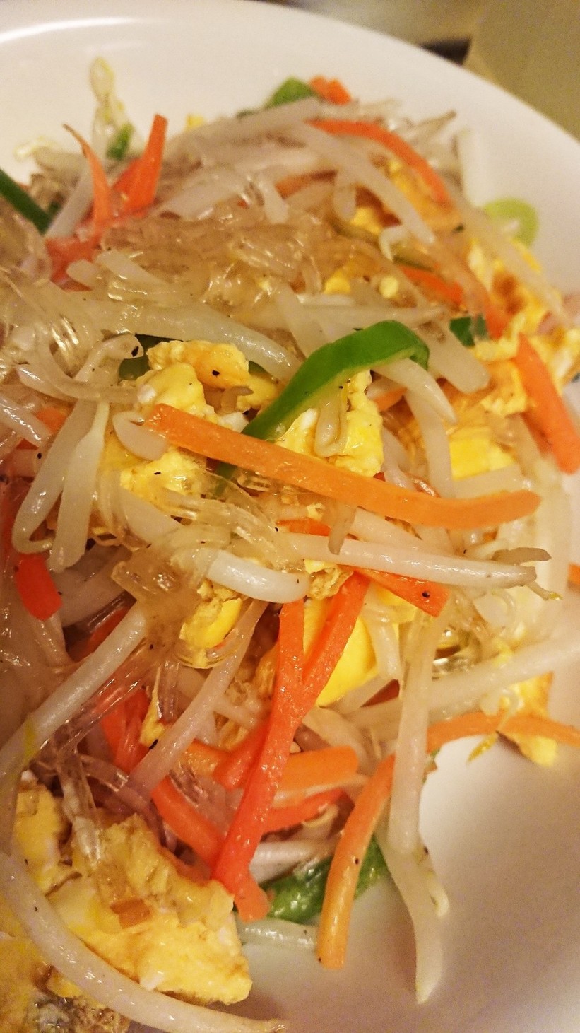 卵と春雨のさっぱり炒め by 【クックパッド】 簡単おいしいみんなのレシピが347万品