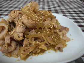 焼肉のたれde豚こま炒め~おかずの素~