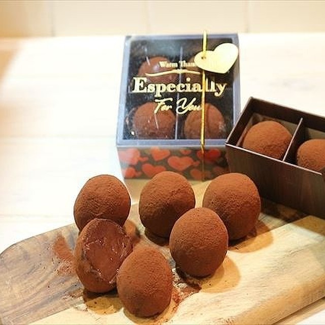 トリュフ☆とろける生チョコ☆バレンタイン レシピ・作り方 By コリスのおうちお菓子 【クックパッド】 簡単おいしいみんなのレシピが363万品