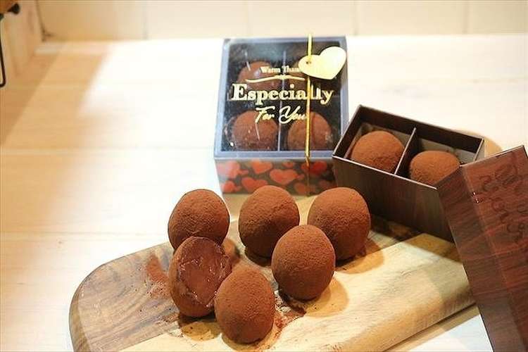 トリュフ とろける生チョコ バレンタイン レシピ 作り方 By コリスのおうちお菓子 クックパッド 簡単おいしいみんなのレシピが376万品