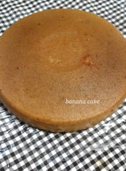 炊飯器で簡単 バナナおからケーキの写真