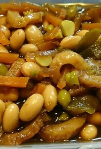 大豆と野菜いろいろ煮