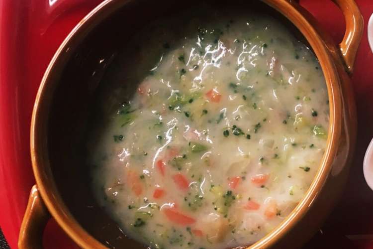 離乳食後期 野菜と豚ひき肉の豆乳シチュー レシピ 作り方 By くんママさん クックパッド 簡単おいしいみんなのレシピが360万品