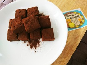 洗い物ほぼ無し。レンジで塩生チョコ