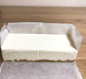 糖質オフのレアチーズケーキ