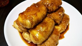 豆腐の肉巻き