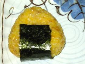 色と甘さが素敵✿南瓜のDietおにぎり♬