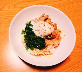 サッポロ一番で簡単豚丼!!