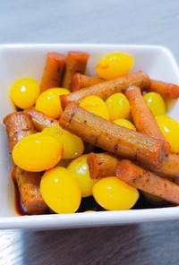 めんつゆで★銀杏とごぼうの煮物