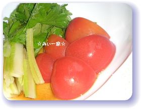 トマトのほんのりバルサミコ風味