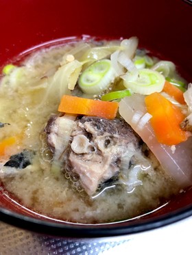 鯖缶のお味噌汁