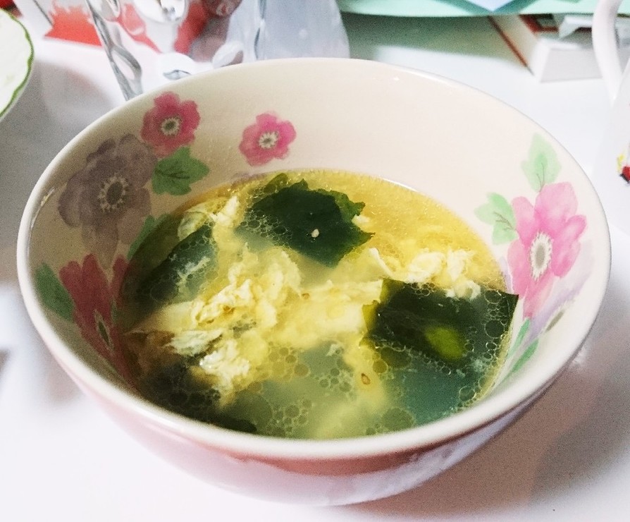 ふんわり卵の中華スープの画像