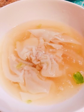 簡単◎あったか♪ワンタンスープ
