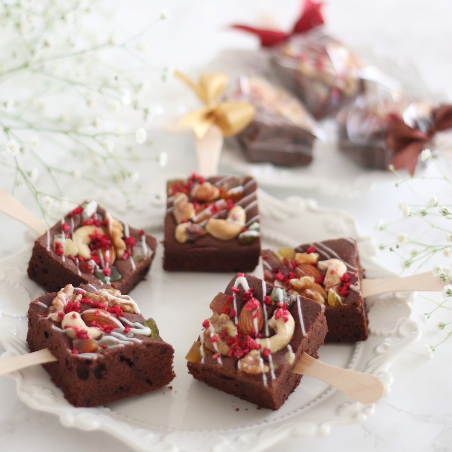 ダブルチョコレートブラウニーのレシピ