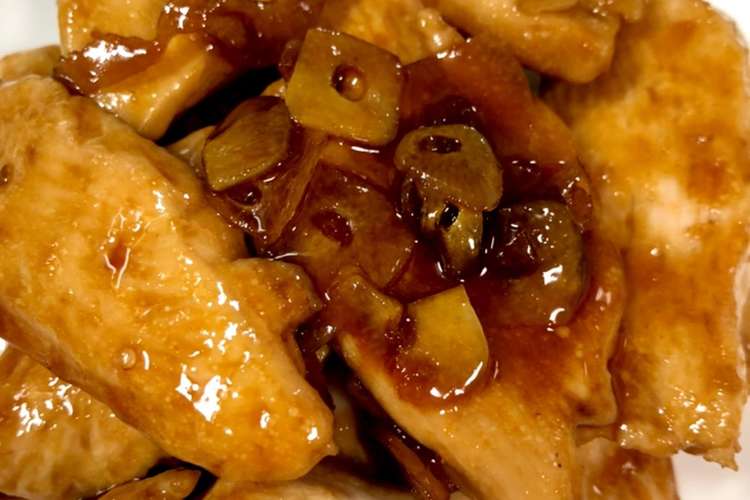 鶏むね肉のニンニク酢醤油照り焼き レシピ 作り方 By クック3ip04i クックパッド 簡単おいしいみんなのレシピが352万品