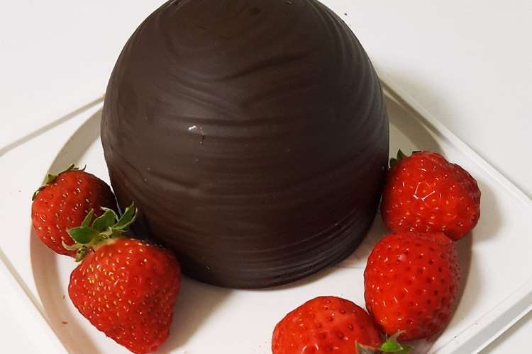 バレンタインでプレゼント チョコドーム レシピ 作り方 By ゅかりฅ W ฅ クックパッド 簡単おいしいみんなのレシピが350万品