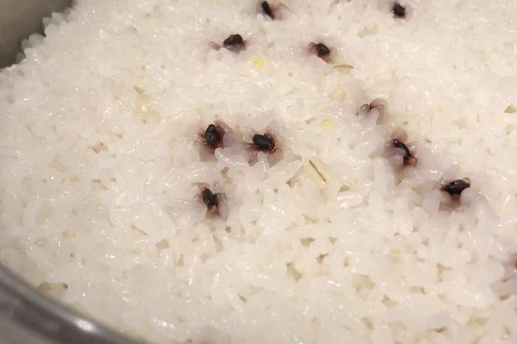 白米 もち米でモチモチご飯 レシピ 作り方 By ららるー クックパッド 簡単おいしいみんなのレシピが360万品