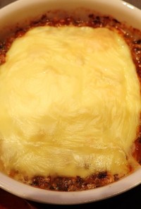 サバ缶の納豆チーズ焼き