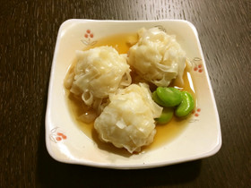 はんぺんで簡単!ホタテ貝柱の焼売