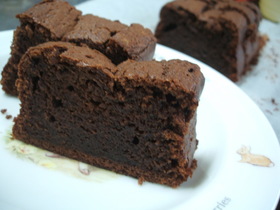 しっとり生チョコケーキ