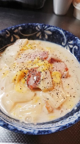 白菜とベーコンのミルクコンソメ煮