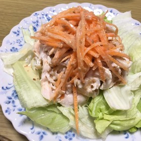取り分け離乳食にも♪ささみの棒々鶏サラダ