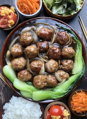 黒酢肉団子