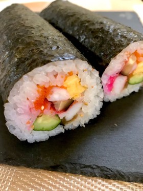 *簡単!節分の恵方巻き・太巻き*
