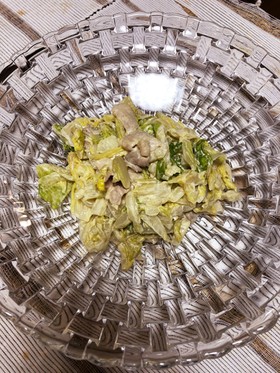 白菜豚しゃぶサラダカレー風味