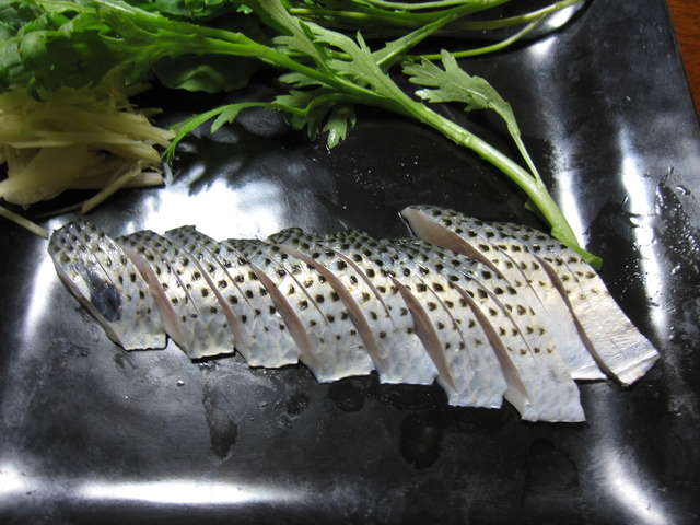 ぜいたくコノシロ 酢 締め 最高の花の画像
