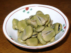 そら豆の田舎煮