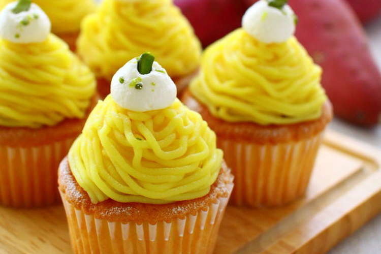 さつまいものモンブラン レシピ 作り方 By かっぱ橋浅井商店 クックパッド