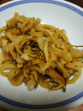 刻み昆布と切り干し大根の煮物