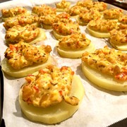 豆腐ホワイトソースのひと口グラタンの写真