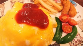 時短オムライス
