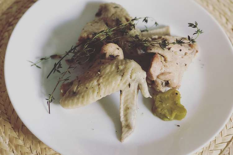手羽先のタイムハーブ煮込み レシピ 作り方 By Organic100 クックパッド 簡単おいしいみんなのレシピが360万品
