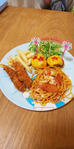 簡単☆ドラゴンボールお子さまランチ