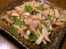 長いも(山芋)のバター炒め