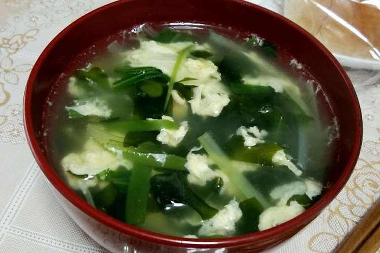 塩ラーメン粉末スープ使用わかめスープ レシピ 作り方 By ティグス クックパッド 簡単おいしいみんなのレシピが354万品