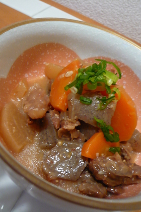 すじ肉の具だくさんどて焼き