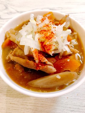 豚ホルモン味噌煮込み