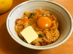 TKGかき混ぜたらオムライス