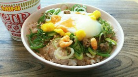 簡単一人飯♡カップラーメン専用おじや飯♡
