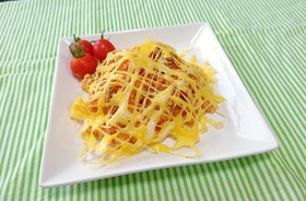 反則技!?卵1個で2人分作れるオムライス