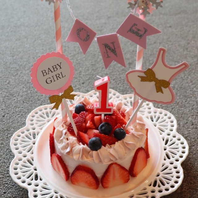 超簡単 1歳のバースデーケーキ レシピ 作り方 By チャミ クックパッド 簡単おいしいみんなのレシピが365万品