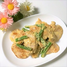 鶏むね肉とインゲン♡チーマヨソテー