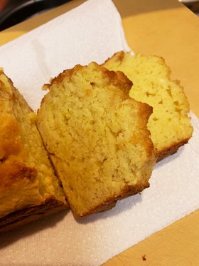 おからとHMで☆レモンパウンドケーキ