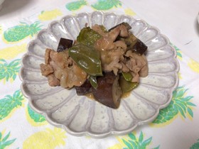 我が家の定番!なす豚ピーマンの味噌炒め