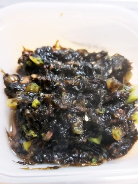 簡単!大根の葉と海苔の梅風味の佃煮